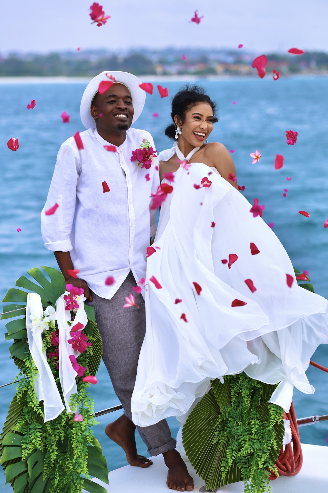 Zanzibar wedding couple